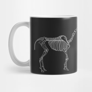 Spooky Unicorn (White) Mug